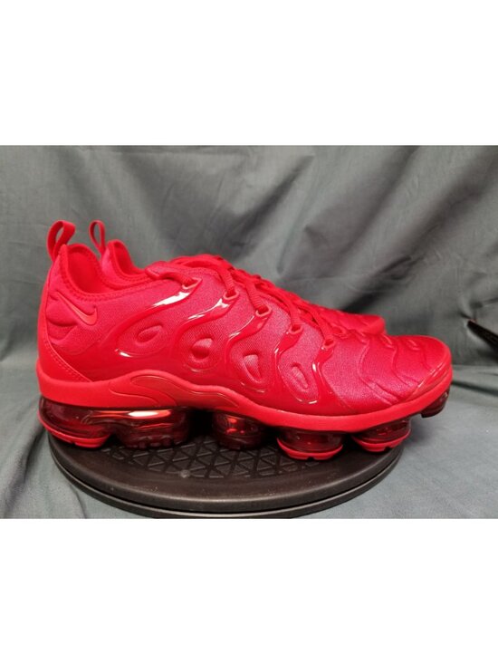 Nike Air VaporMax Plus Sneakers Triple Red CW6973 600 Mens Size 8.5 NEW NO BOX! main image 5